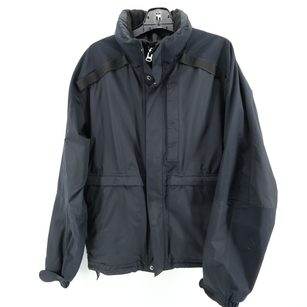 Horace Small Mens Black Winter Coat Puffer Jacket Outerwear - Flaw Fits Like XL - Picture 2 of 7